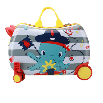 La boîte de chariot multi-fonctionnelle pour enfants, la nouvelle valise de voyage, le dessin animé multi-roues, la valise de voyage pour bébé