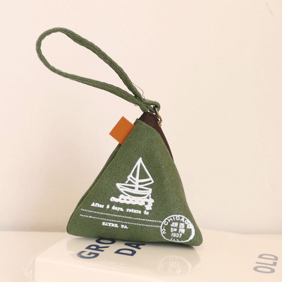 Personnalité créative rétro ZONGZI MONEY BORSE FEMME MINI CANVAS ART CUCUE MONEY BAG LA clé du sac