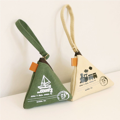 Personnalité créative rétro ZONGZI MONEY BORSE FEMME MINI CANVAS ART CUCUE MONEY BAG LA clé du sac