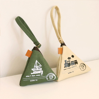 Personnalité créative rétro ZONGZI MONEY BORSE FEMME MINI CANVAS ART CUCUE MONEY BAG LA clé du sac