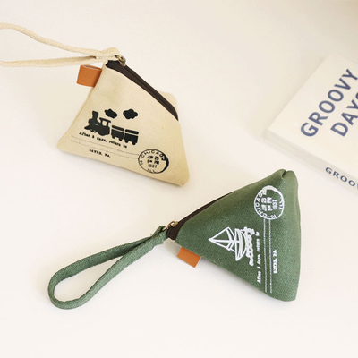 Personnalité créative rétro ZONGZI MONEY BORSE FEMME MINI CANVAS ART CUCUE MONEY BAG LA clé du sac