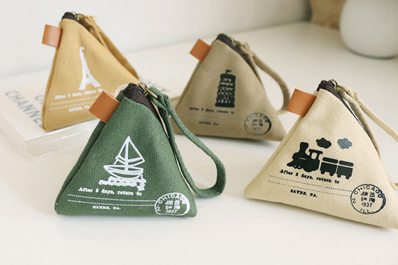 Personnalité créative rétro ZONGZI MONEY BORSE FEMME MINI CANVAS ART CUCUE MONEY BAG LA clé du sac