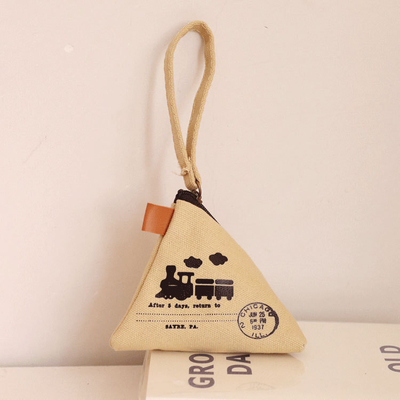 Personnalité créative rétro ZONGZI MONEY BORSE FEMME MINI CANVAS ART CUCUE MONEY BAG LA clé du sac