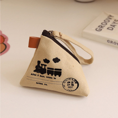 Personnalité créative rétro ZONGZI MONEY BORSE FEMME MINI CANVAS ART CUCUE MONEY BAG LA clé du sac