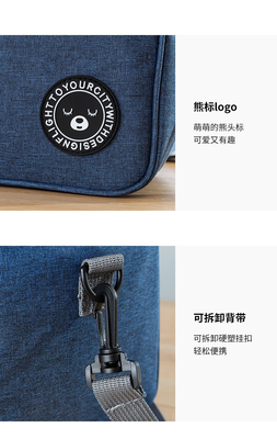La boîte à repas du voyageur, le sac à main, le sac en aluminium, le sac de bureau, les étudiants apportent les repas.