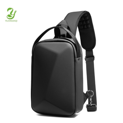 Nouveau sac de poitrine pour homme sac à épaule de grande capacité sac transversale sac de loisirs pour homme bureau iPad ordinateur sac à poitrine coque dure