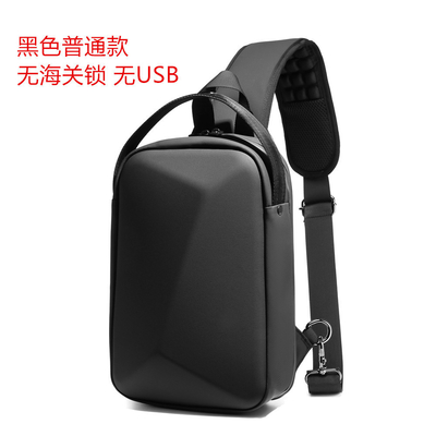 Nouveau sac de poitrine pour homme sac à épaule de grande capacité sac transversale sac de loisirs pour homme bureau iPad ordinateur sac à poitrine coque dure