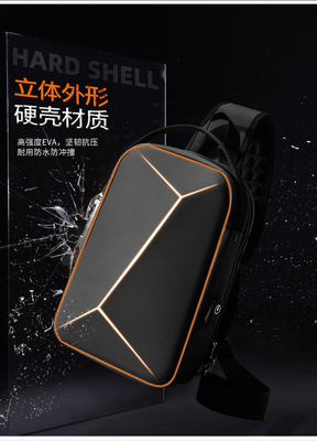 Nouveau sac de poitrine pour homme sac à épaule de grande capacité sac transversale sac de loisirs pour homme bureau iPad ordinateur sac à poitrine coque dure