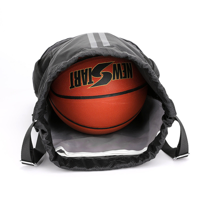 BUNDLE Poche à la corde à manches sac à dos portatif sac de basket-ball séchée séparation humide sac de natation sports de plein air multi-fonction