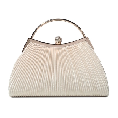EUROPE ET LES ÉTATS-UNIS RETRO COLOR SOLID Pléché RING de la main mode verrouillé fermé sac à manger chaîne sac à dos