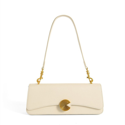 Nouveau vrai sac à épaule en cuir de vache sac à main en cuir de vache en cuir de vache