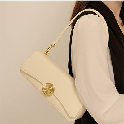 Nouveau vrai sac à épaule en cuir de vache sac à main en cuir de vache en cuir de vache
