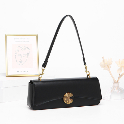 Nouveau vrai sac à épaule en cuir de vache sac à main en cuir de vache en cuir de vache