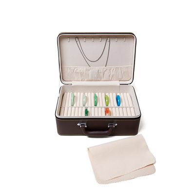 VINTAGE GRANDE Capacité BOIX DE REMISSION DU BRACELET DE CHOIR BOX DE REMISSION du ménage BOX de REMISSION du BRACELET de JADE Portable BOX de REMISSION de JADE