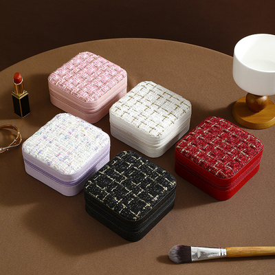 Série de petits parfums stockage simple de voyage joaillerie portable boîte de stockage boucles d'oreilles anneau anneau petite boîte de bijoux