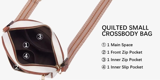 La couleur de l'étiquette est la même que celle du sac à main.