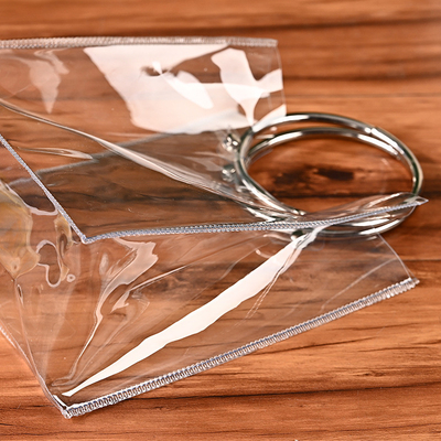 NS TASQUE TRANSPARENT en PVC ROND à la main Pour le mariage