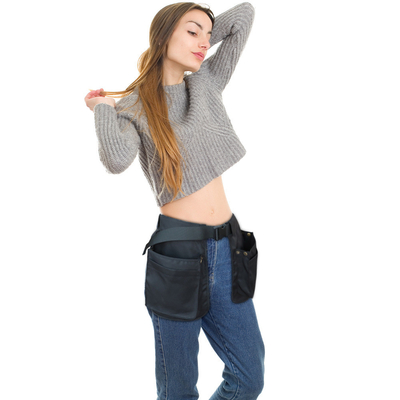 MULTI-FUNCTIONNEL MULTI-POCHET ZIPPER FANNY PACK SPORTS ceinture de mode tablier de taille