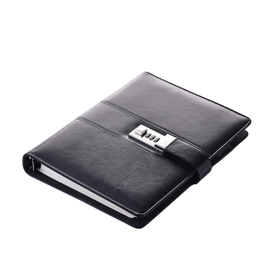 A5 Livre de code Carnet de notes avec registre de verrouillage Carte de carte Carte de code Livre de feuilles lâches