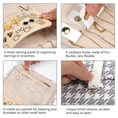 BOUTIQUE de voyage pour le stockage des bijoux BOUTIQUE de voyage pour le stockage des bijoux BOUTIQUE de voyage pour le stockage des bijoux BOUTIQUE de voyage portable pliable BOUTIQUE de voyage pour le stockage des bijoux