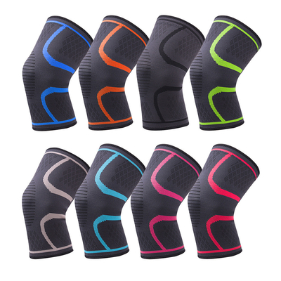 Nouveau nylon tricoté SPORT PADS DE genou pour hommes et femmes automne et hiver badminton course physique PADS DE genou en plein air