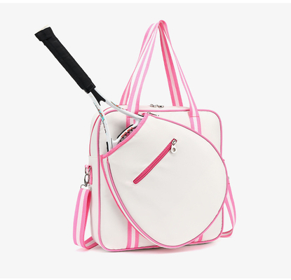 TENNIS BOURSE BILL ÉCLAVAGE CORSE BODY BODY BADMINTON BOURSE à rayures pour hommes et femmes