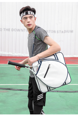 TENNIS BOURSE BILL ÉCLAVAGE CORSE BODY BODY BADMINTON BOURSE à rayures pour hommes et femmes