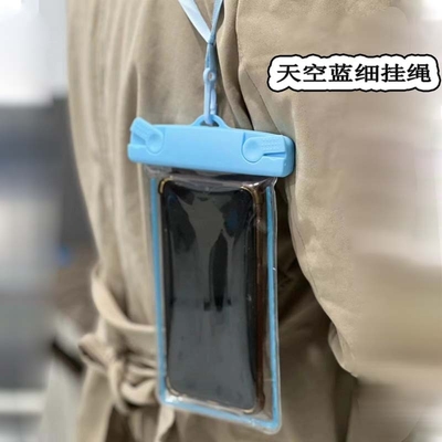 Téléphone portable à l'épreuve de l'eau sac mignon qui brille dans le noir Téléphone portable sac à la nage