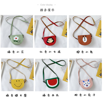 2024 mode nouvelle fille bébé mode épaule sac à dos cartoon sac de changement princesse petit sac