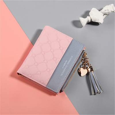 La version coréenne du nouveau porte-monnaie pour femmes porte-monnaie couleur courte porte-monnaie courte fermeture à glissière multi-carte monnaie porte-monnaie en stock