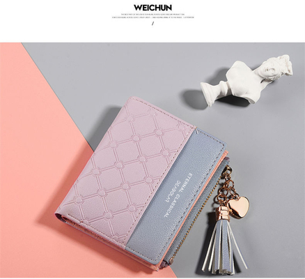 La version coréenne du nouveau porte-monnaie pour femmes porte-monnaie couleur courte porte-monnaie courte fermeture à glissière multi-carte monnaie porte-monnaie en stock