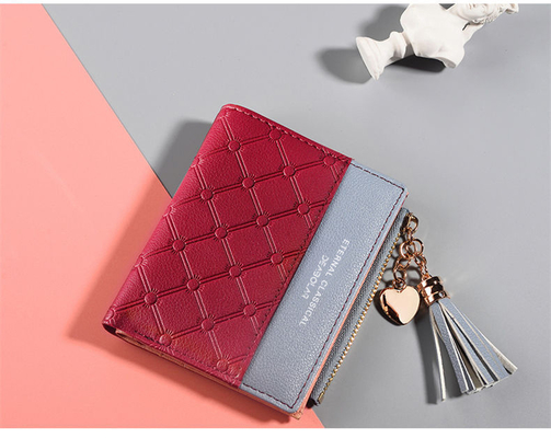 La version coréenne du nouveau porte-monnaie pour femmes porte-monnaie couleur courte porte-monnaie courte fermeture à glissière multi-carte monnaie porte-monnaie en stock