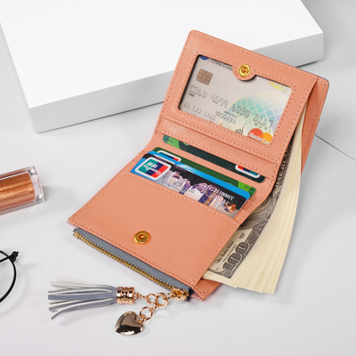 La version coréenne du nouveau porte-monnaie pour femmes porte-monnaie couleur courte porte-monnaie courte fermeture à glissière multi-carte monnaie porte-monnaie en stock