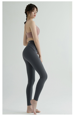 Nouveau pantalon de yoga à taille haute pour femmes EUROPE ET ÉTATS-UNIS Exercice de hanche en pêche