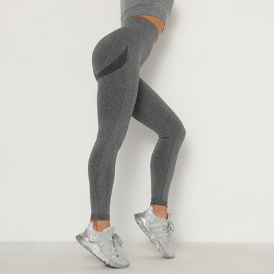 Pantalons de yoga sans couture Vêtements de yoga respirants pour la hanche hauteur serrée taille sport leggings pantalon de fitness femmes