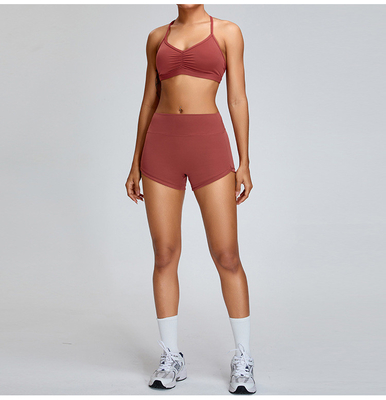 Pantalons de yoga abdominaux pour femmes Shorts de yoga à trois points Pantalons de fitness serrés Pantalons de course