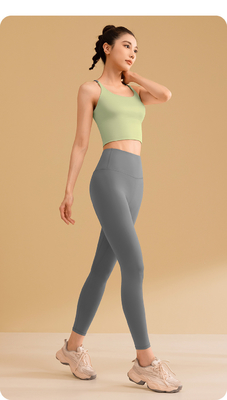 NOUVEAU COLOR SOLID SPLICING YOGA Vêtements rapides, secs et résistants aux chocs Rassemblement sans traces