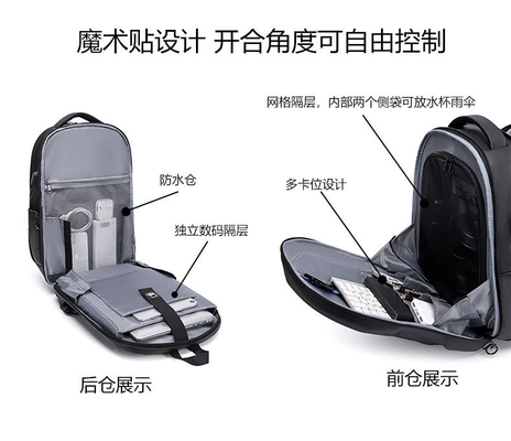 Nouveau sac à dos de travail sac à dos de voyageur de tous les jours sac à dos d'homme de grande capacité absorbant les chocs étanche à l'eau sac scolaire sac portable