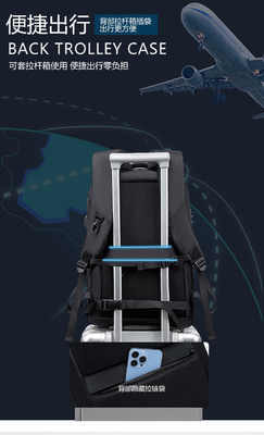 Nouveau sac à dos de travail sac à dos de voyageur de tous les jours sac à dos d'homme de grande capacité absorbant les chocs étanche à l'eau sac scolaire sac portable