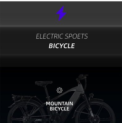 Électrique Nouveau vélo électrique vélo de montagne adulte rétro hors route vitesse variable booster vélo électrique