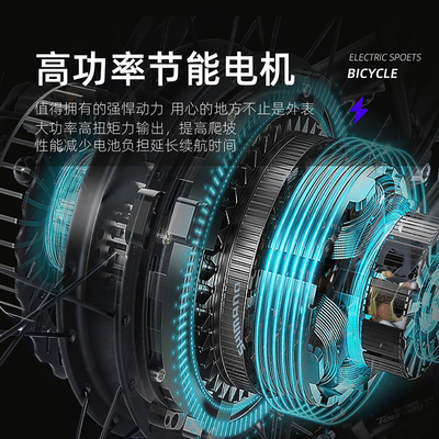Électrique Nouveau vélo électrique vélo de montagne adulte rétro hors route vitesse variable booster vélo électrique