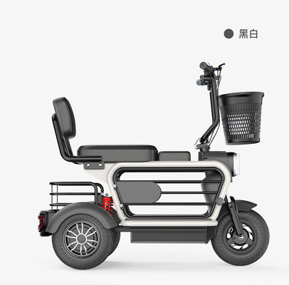 Pet tricycle électrique mini maison ramassage des enfants petites femmes avec enfants marche Lithium électrique voiture à batterie
