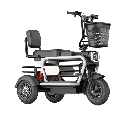 Pet tricycle électrique mini maison ramassage des enfants petites femmes avec enfants marche Lithium électrique voiture à batterie