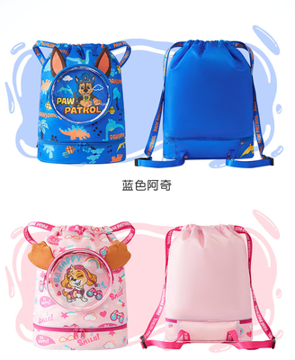 Le sac de natation étanche à l'eau pour enfants séparation de l'humidité sèche sac à dos NEW WOOF TEAM