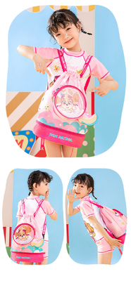 Le sac de natation étanche à l'eau pour enfants séparation de l'humidité sèche sac à dos NEW WOOF TEAM