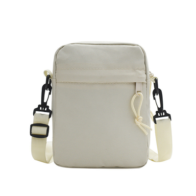Sac à dos en tissu de sport pour hommes en couleur simple et solide Téléphone portable Sac à dos avec une épaule