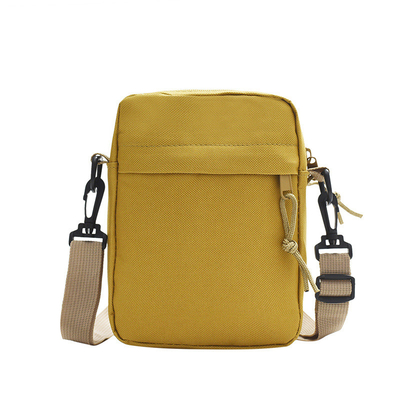 Sac à dos en tissu de sport pour hommes en couleur simple et solide Téléphone portable Sac à dos avec une épaule