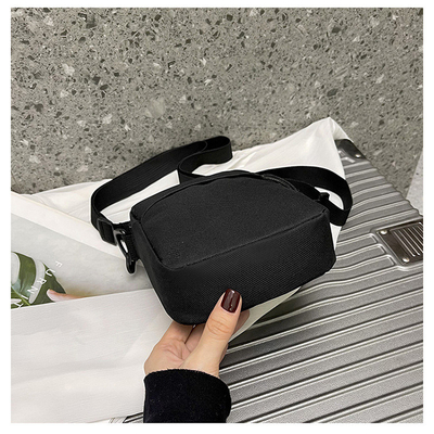 Sac à dos en tissu de sport pour hommes en couleur simple et solide Téléphone portable Sac à dos avec une épaule