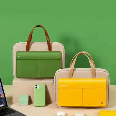 TENDANCE UNIVERSALE SENSHI D'HOMMES ET DE FEMMES Petit sac d'ordinateur portable frais, léger, élégant et résistant à l'eau