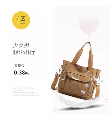 2024 Nouveau sac de maman atmosphérique de grande capacité épaule unique main à travers le corps sac en nylon Tissu de femme